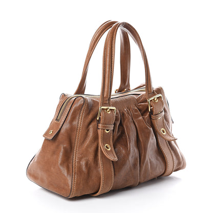 Miu Miu Nappa Shoulder Bag Cannella 2 of 8