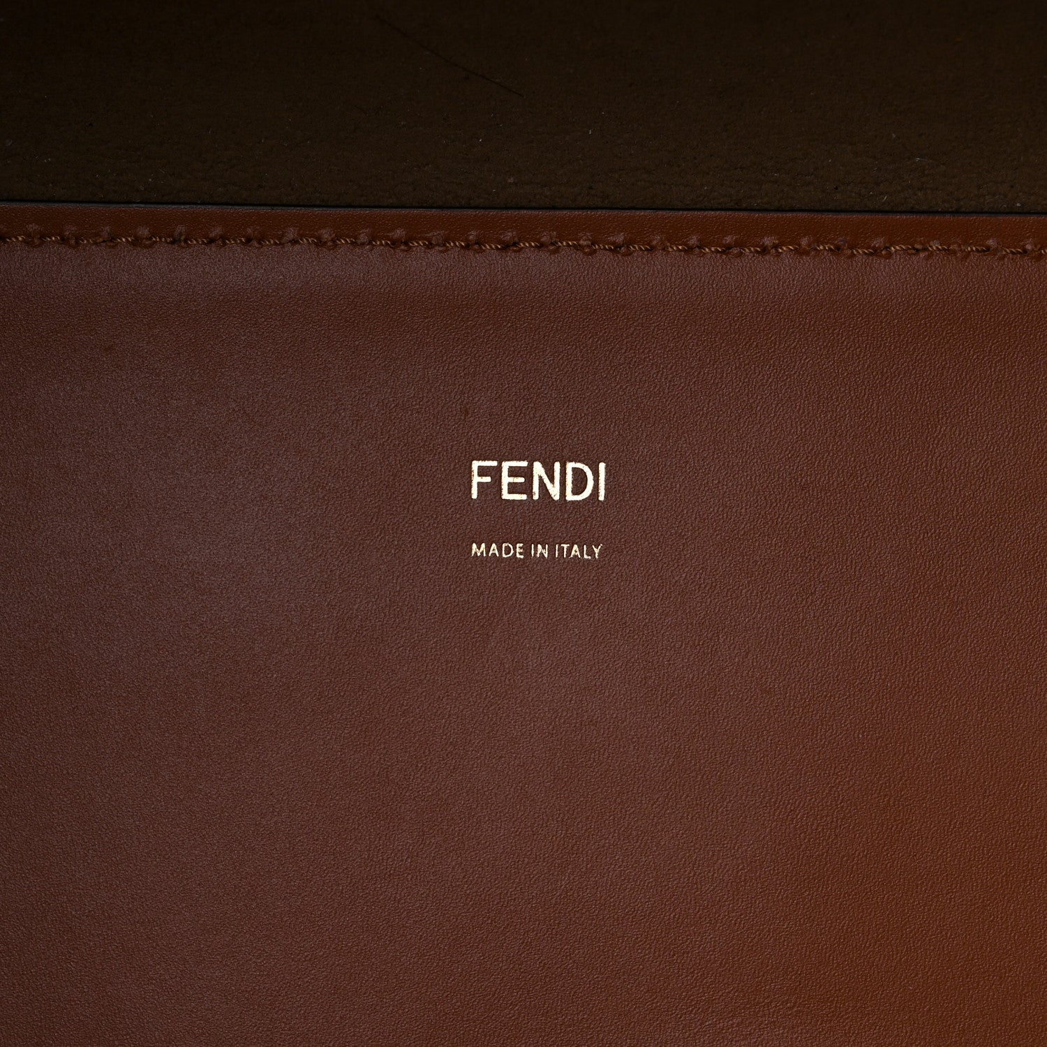 Fendi Vitello King Plexiglass Medium Fendi Sunshine Shopper Tote Cuoio 6 of 17