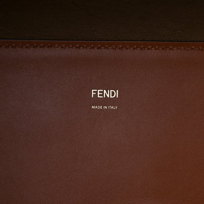 Fendi Vitello King Plexiglass Medium Fendi Sunshine Shopper Tote Cuoio 6 of 17