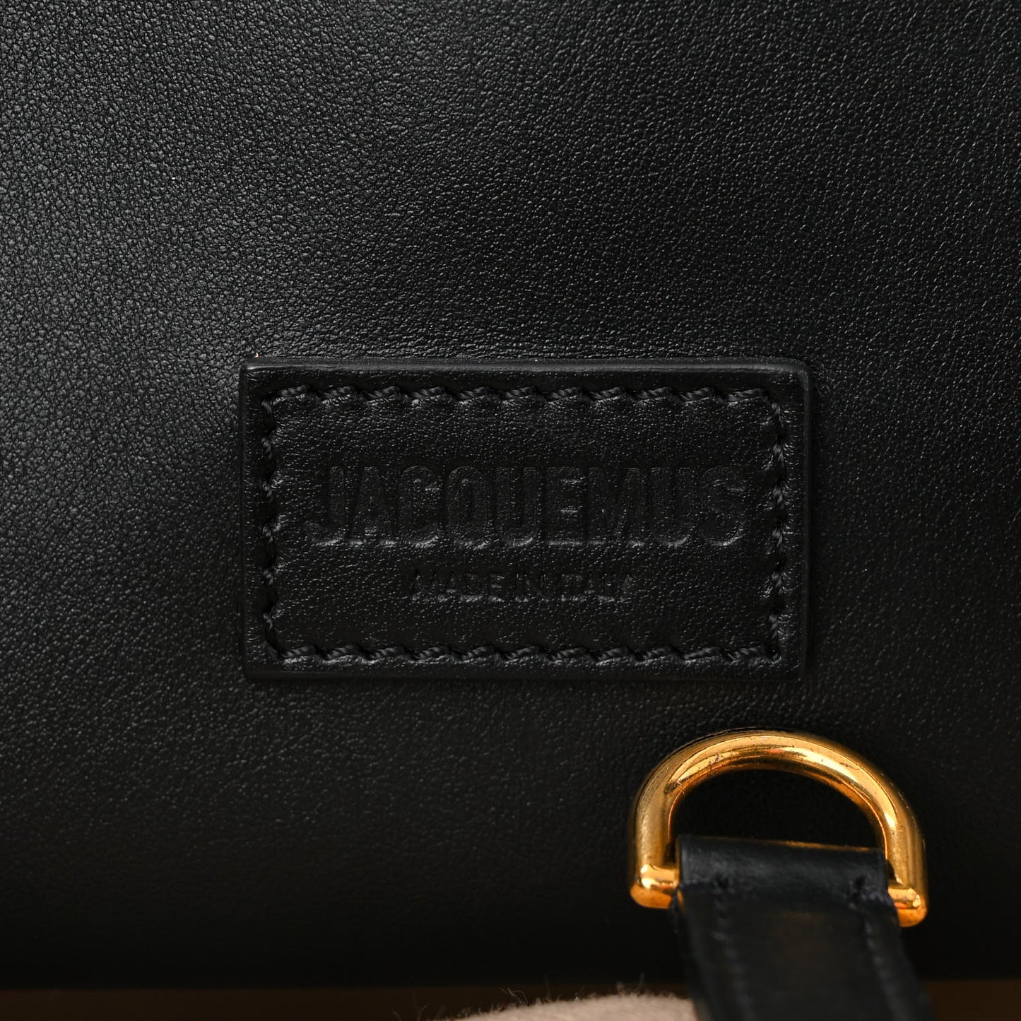 Smooth Calfskin Le Cabas Neve Tote Black