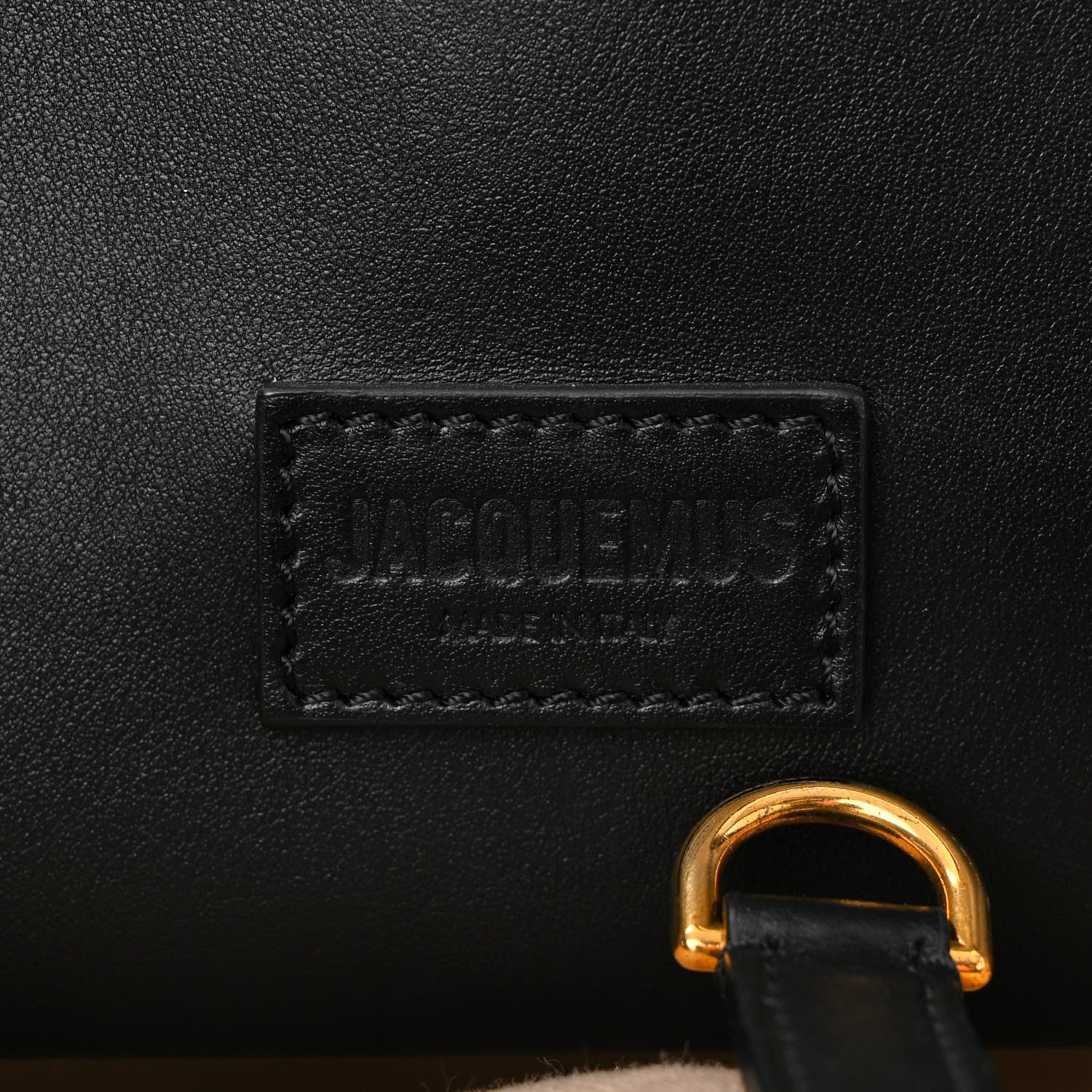 Jacquemus Smooth Calfskin Le Cabas Neve Tote Black 6 of 12
