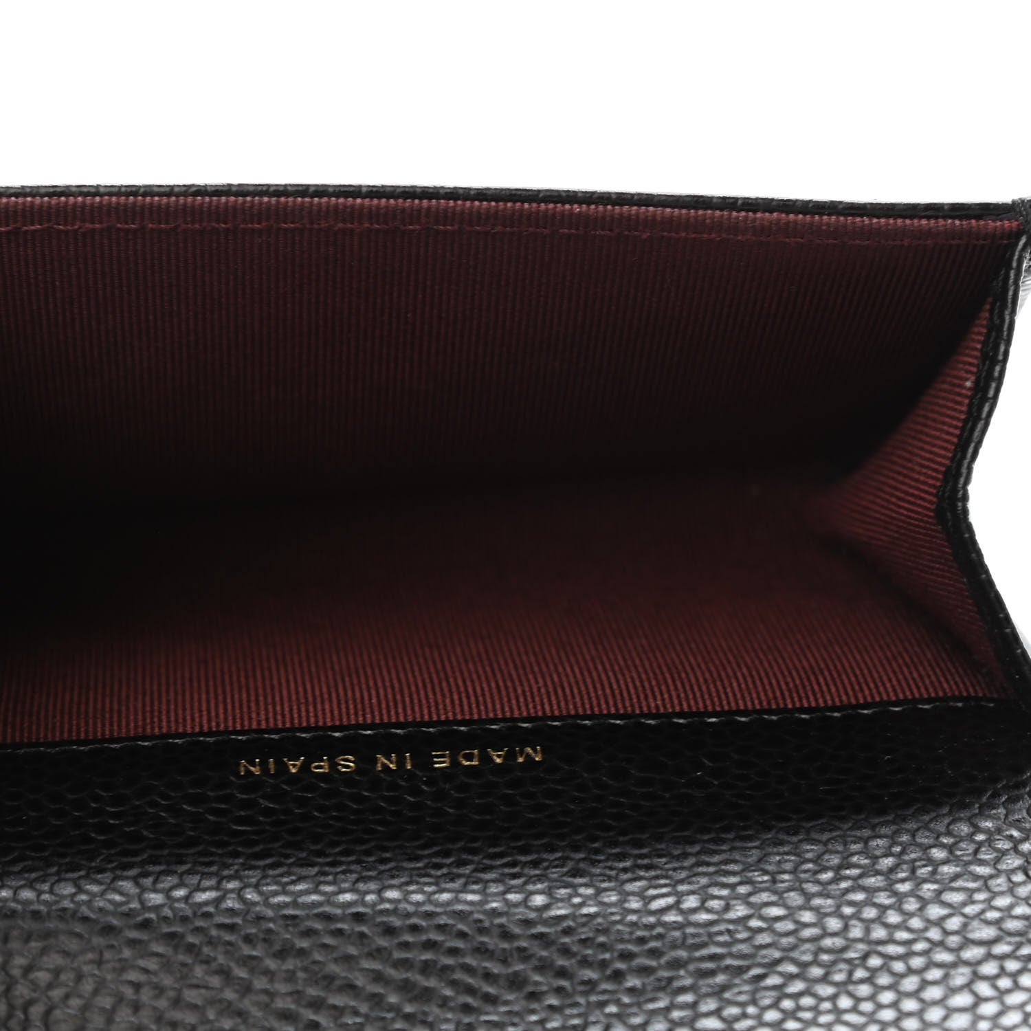 Chanel Caviar Quilted Flap Card Holder Wallet Black 4 of 4