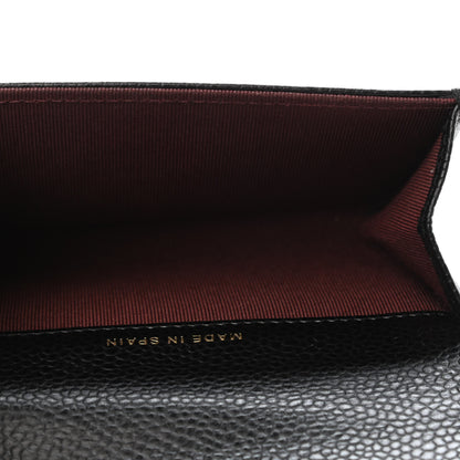 Chanel Caviar Quilted Flap Card Holder Wallet Black 4 of 4