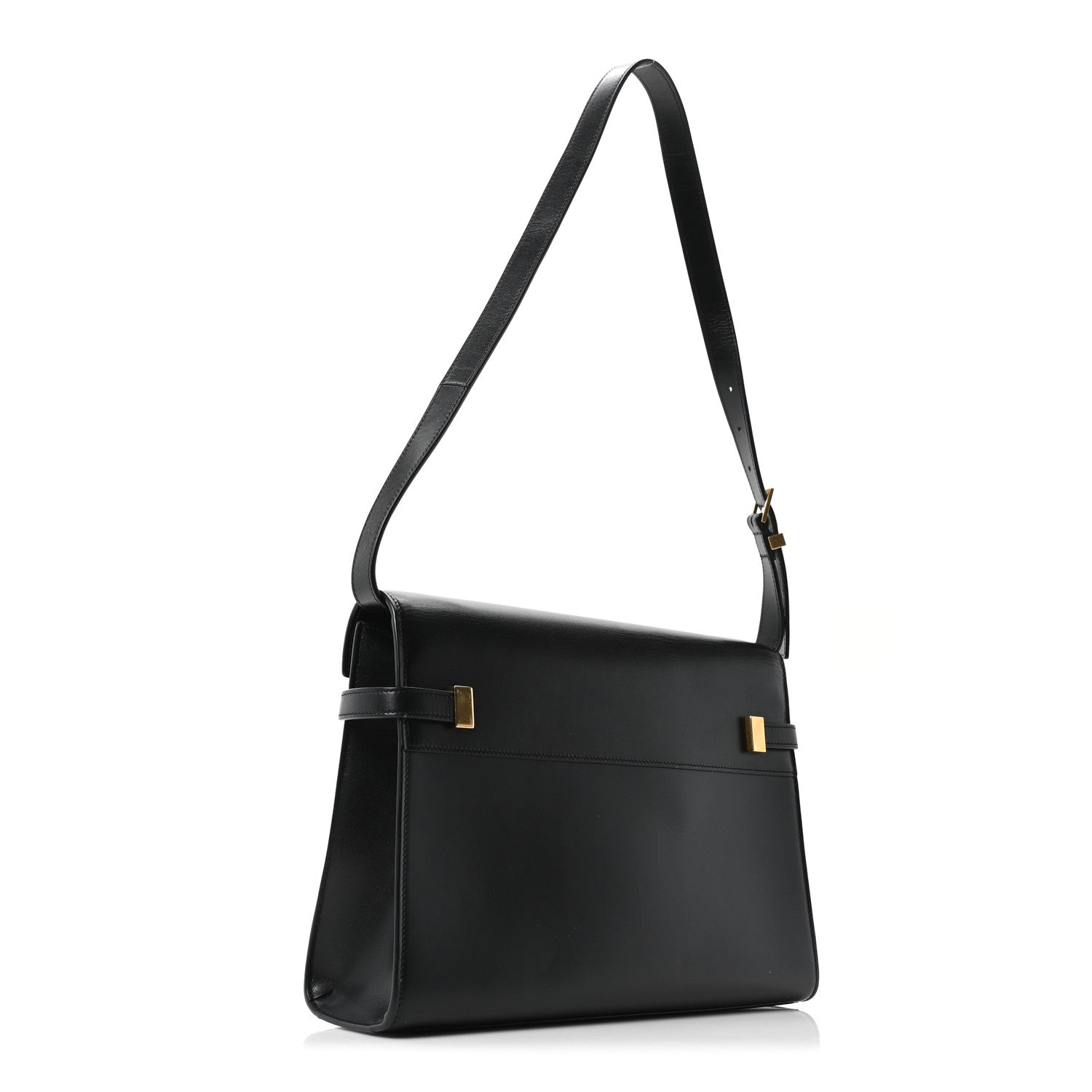 Saint Laurent Smooth Calfskin Manhattan Shoulder Bag Black 3 of 10