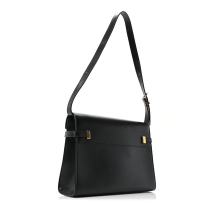 Saint Laurent Smooth Calfskin Manhattan Shoulder Bag Black 3 of 10