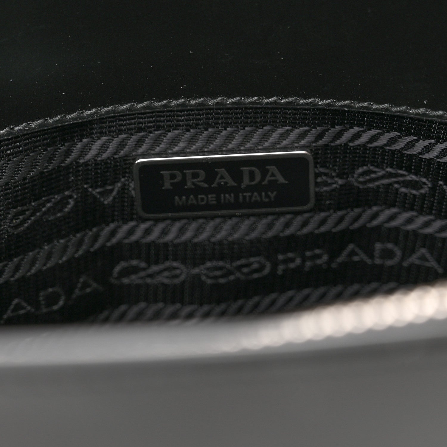 Prada Spazzolato Mini Re-Edition 1995 Double Handle Handbag Black 7 of 9