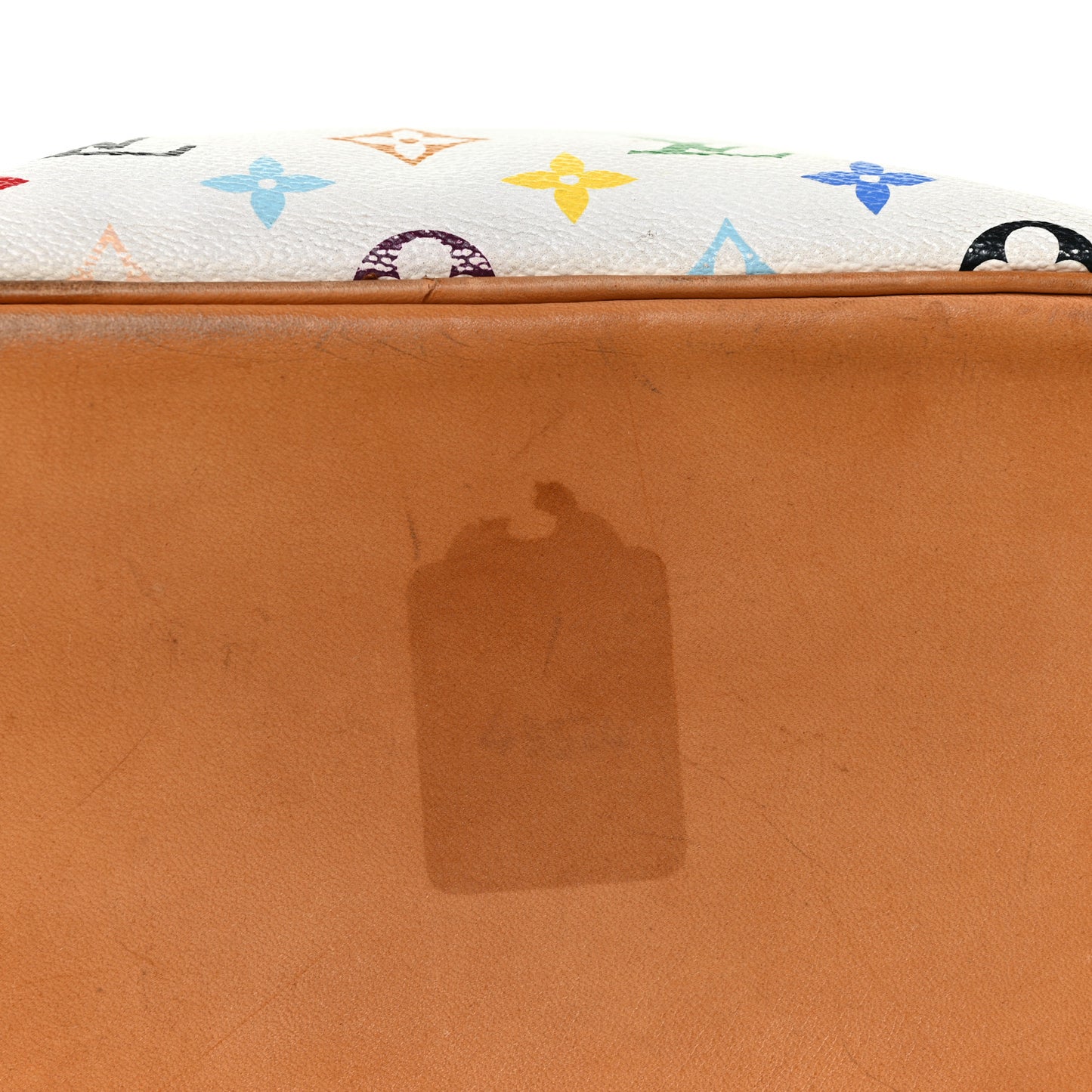 Monogram Multicolor Petit Noe White