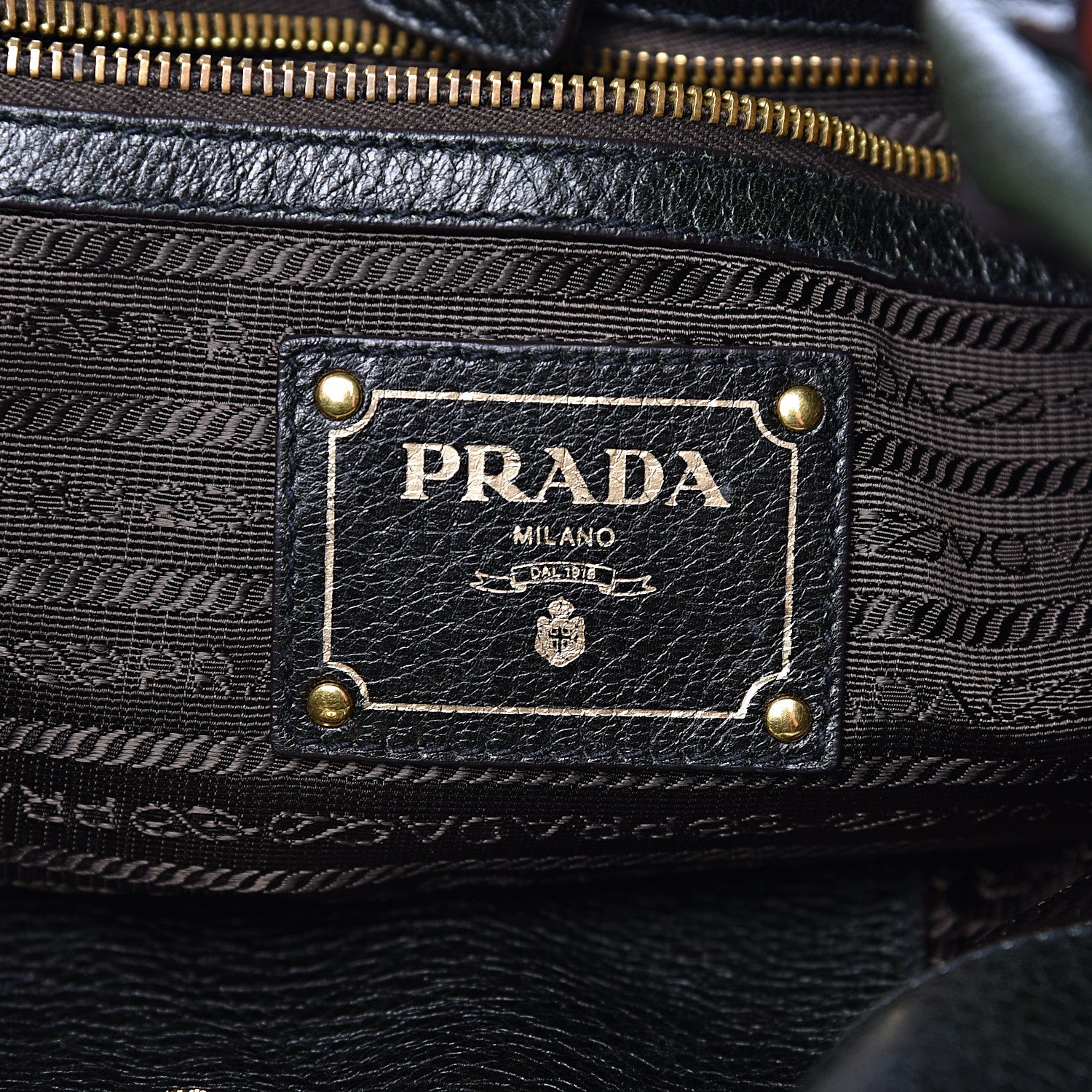 Prada Soft Calfskin Shoulder Bag Cenere 8 of 12