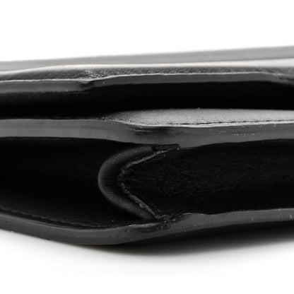 Fendi Vitello Flamingo Tube Wallet on Chain Black 10 of 14