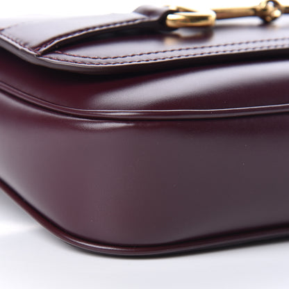Celine Satinated Calfskin Medium Crecy Bag Burgundy 9 of 10