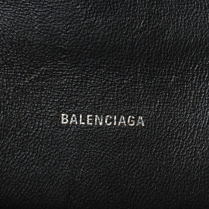 Balenciaga Metallic Calfskin Crocodile Embossed Hourglass Top Handle Bag XS Lilac 6 of 9