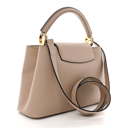 Louis Vuitton Taurillon Capucines BB Galet 3 of 9
