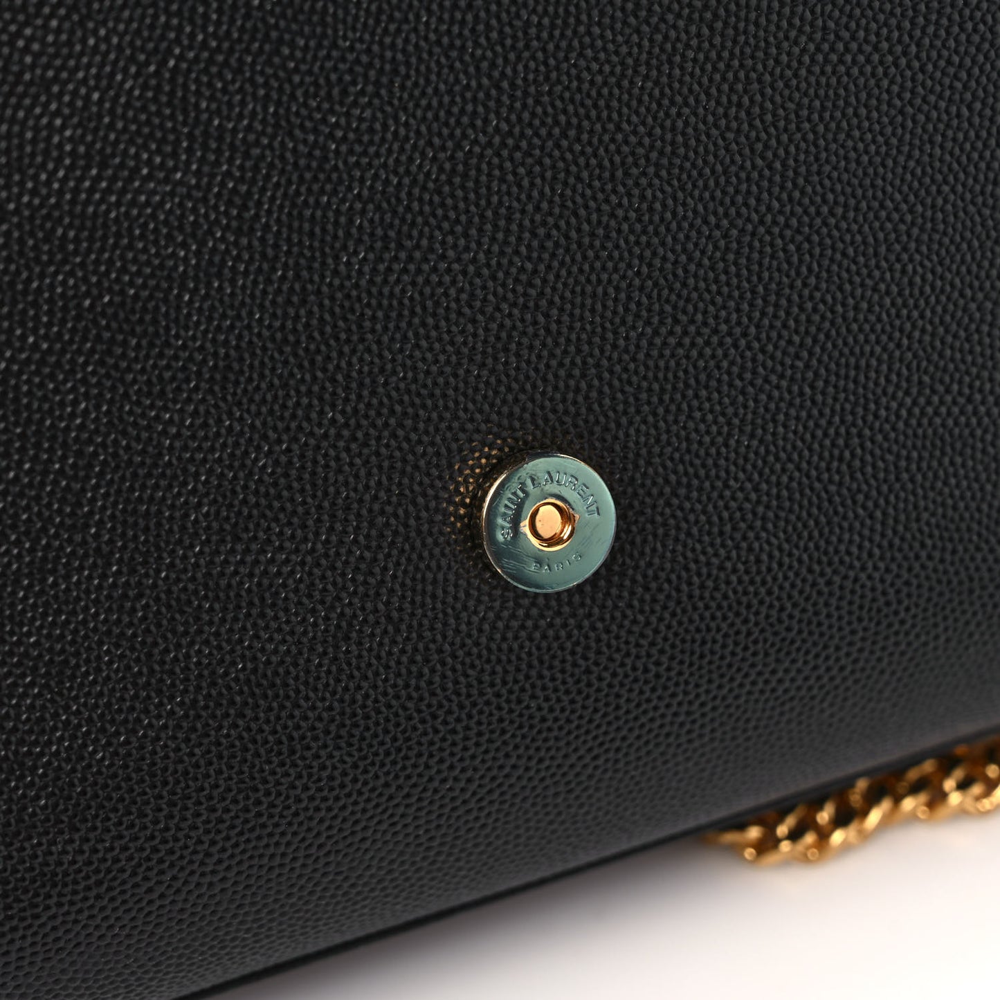 Grain De Poudre Medium Classic Monogram Kate Satchel Black