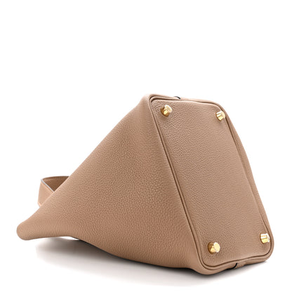Hermes Taurillon Maurice Picotin Lock 18 PM Beige De Weimar 4 of 11