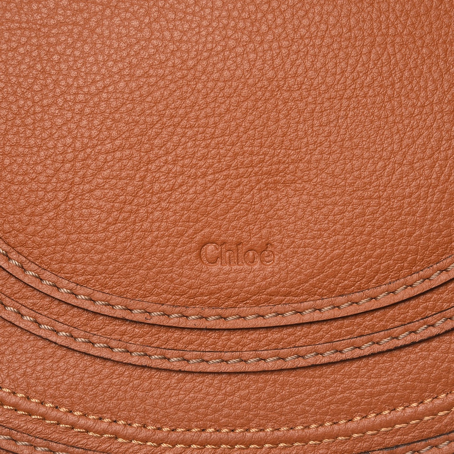 Calfskin Medium Marcie Round Crossbody Bag Tan