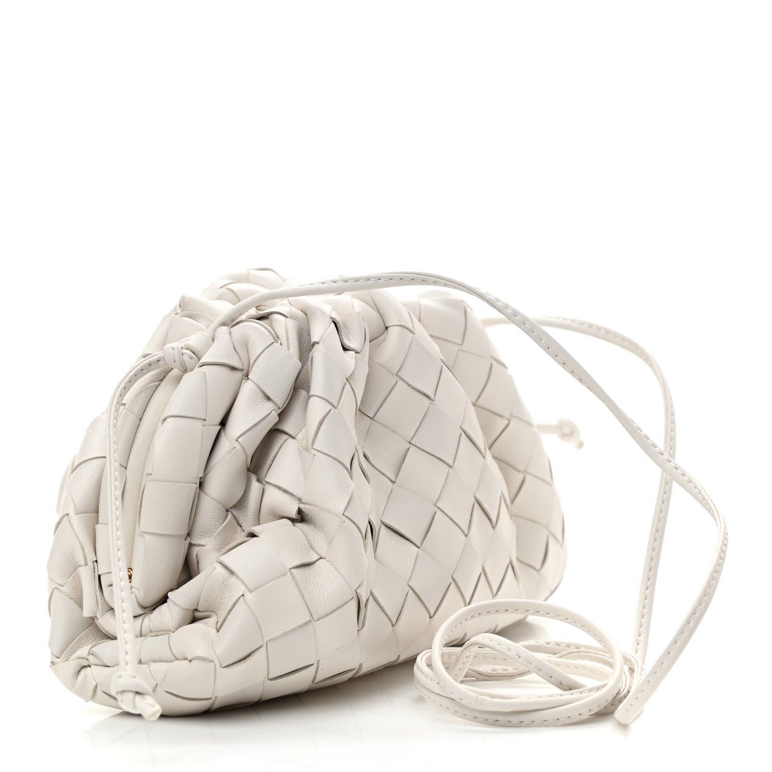 Bottega Veneta Nappa Intrecciato The Mini Pouch Chalk 3 of 9