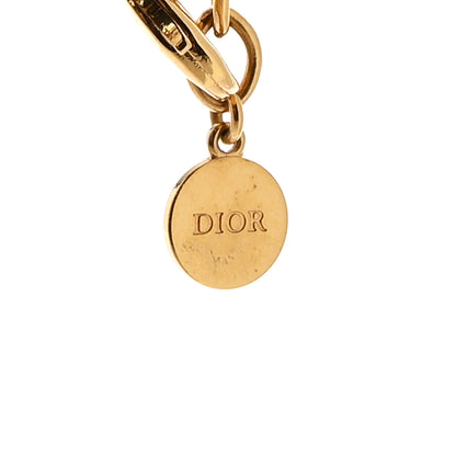 Christian Dior Metal Crystal 30 Montaigne Necklace  Gold 6 of 6