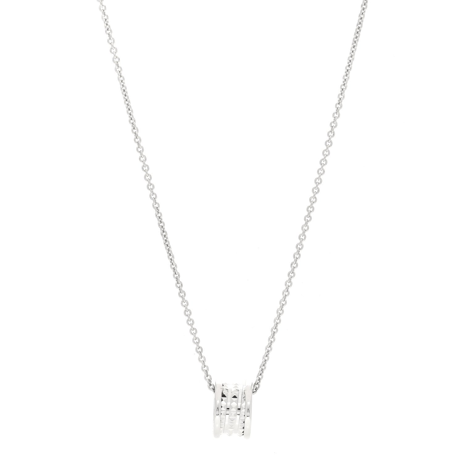 Bulgari Sterling Silver Save The Children Pendant Necklace 1 of 5