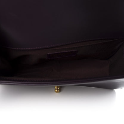Chanel Lambskin Quilted Medium Boy Flap Purple 4 of 8