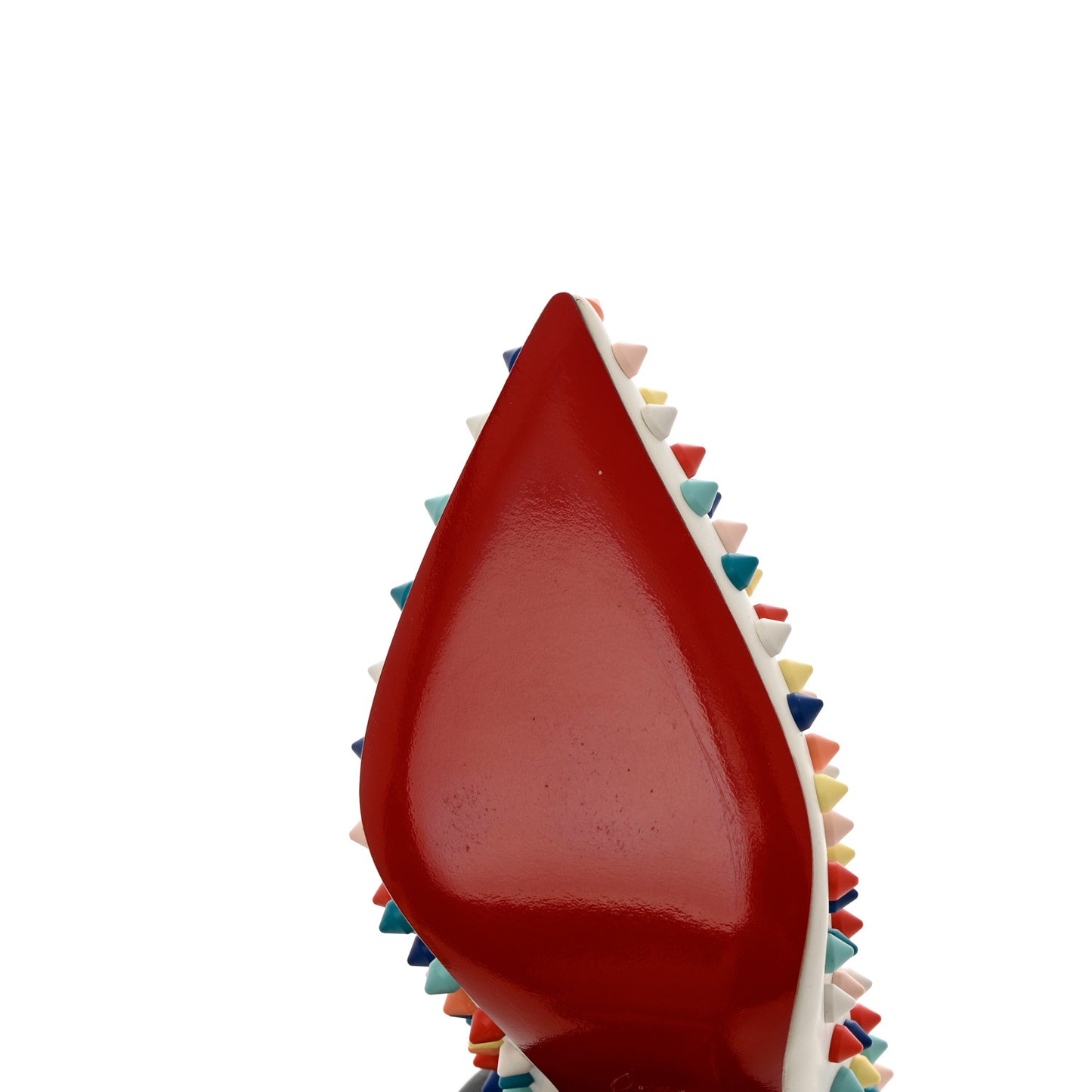 Gomme Pigalle Spikes 120 Pumps 36.5 White Multicolor