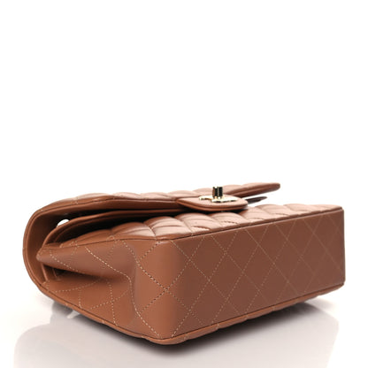 Chanel Lambskin Quilted Small Double Flap Brown 4 of 11