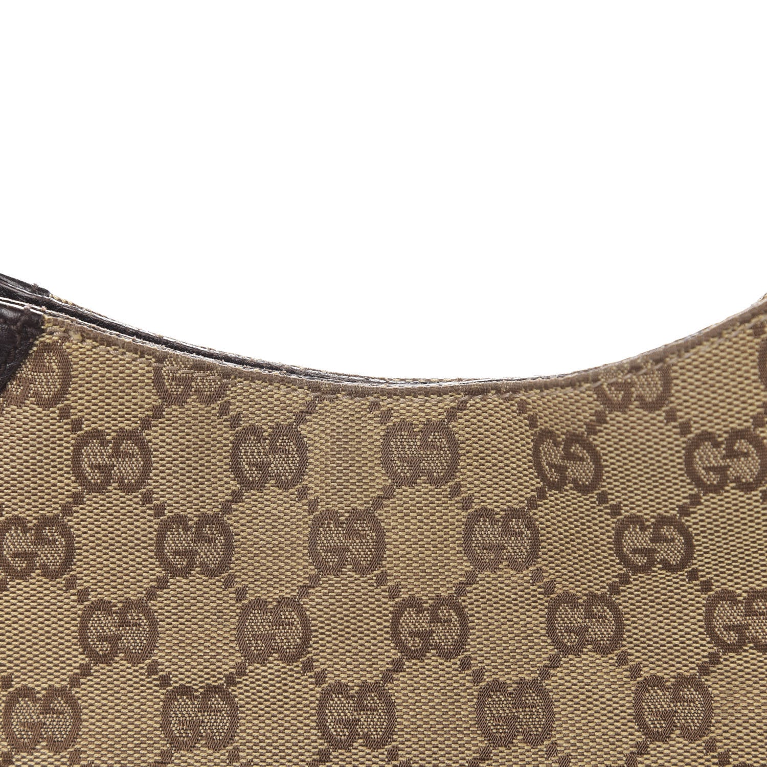 Gucci Monogram Hasler Hobo Dark Brown 8 of 13