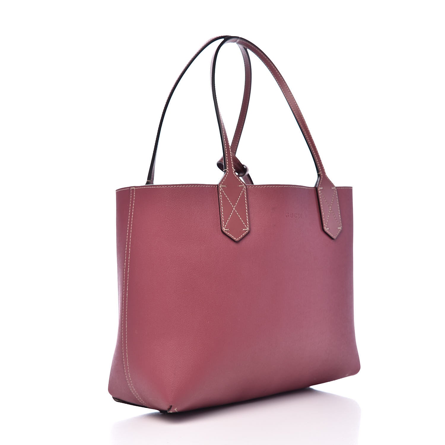 Gucci GG Supreme Monogram Blooms Small Reversible Tote Beige Multicolor Dry Rose 6 of 19