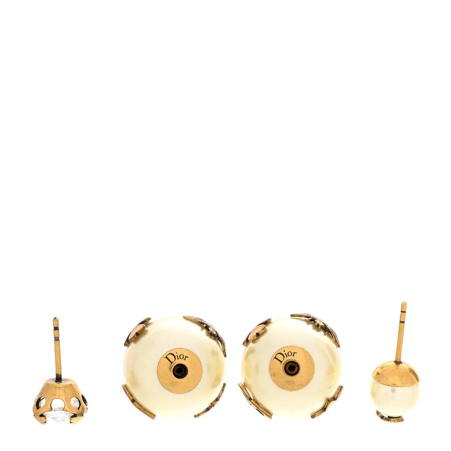 Mise En Dior Tribal Crystal Charm Earrings
