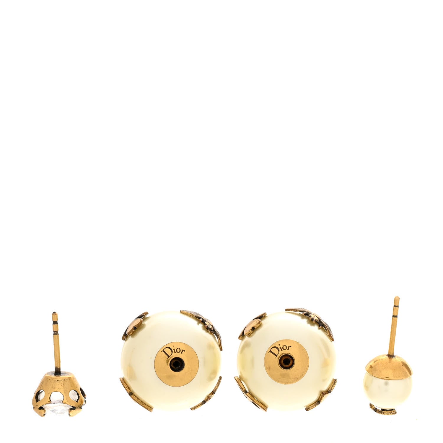 Christian Dior Mise En Dior Tribal Crystal Charm Earrings 3 of 7