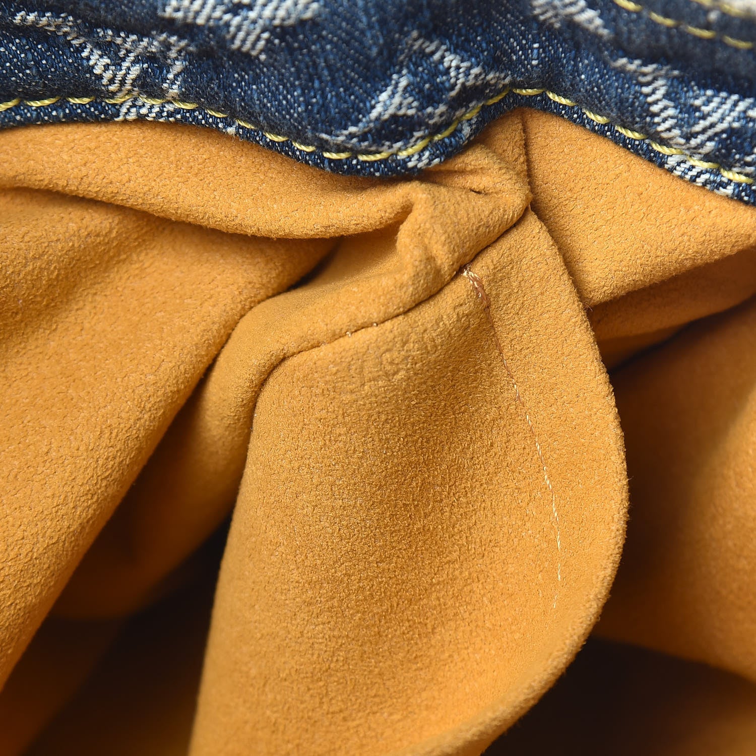 Louis Vuitton Monogram Denim Sac Plat Blue 9 of 13