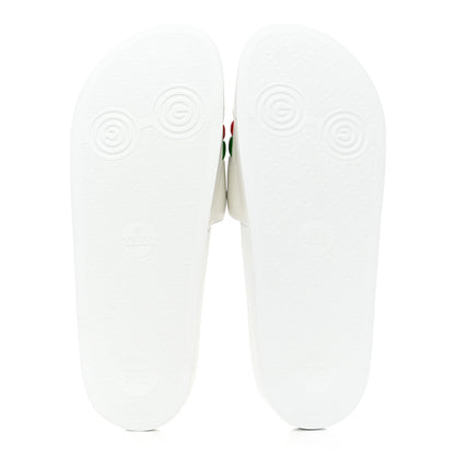 Gucci Nappa Original Gucci Mens Slide Sandals 10 Great White 5 of 9