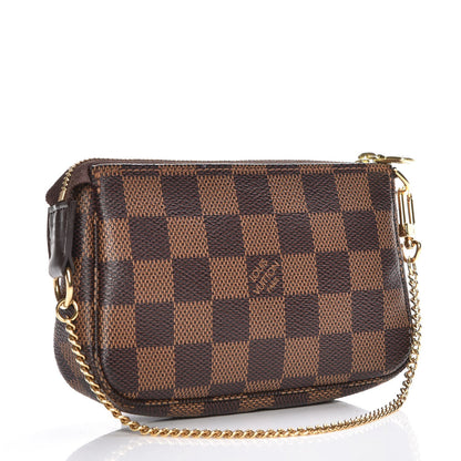 Louis Vuitton Damier Ebene Mini Pochette Accessories 3 of 7