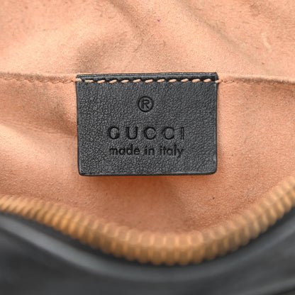 Gucci Calfskin Matelasse Mini GG Marmont Chain Shoulder Bag Black 6 of 17