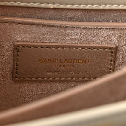 Saint Laurent Calfskin Medium Monogram Sunset Blanc Vintage 6 of 11