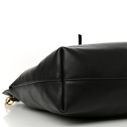 Saint Laurent Lambskin Paris VII Pochon Black 9 of 14