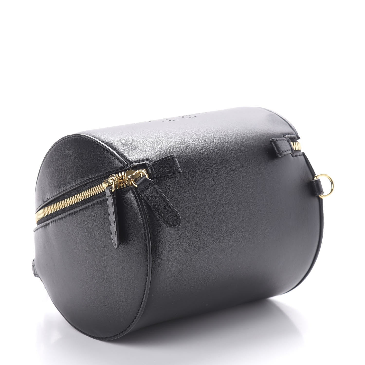 Stella McCartney Eco Alter Nappa Perforated Logo Shoulder Bag Black 4 of 9