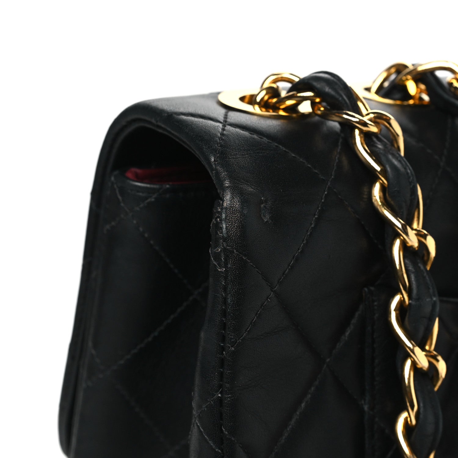 Chanel Lambskin Quilted XL Jumbo Single Flap Black 11 of 11