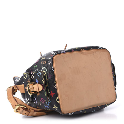 Louis Vuitton Monogram Multicolor Petit Noe Black 4 of 10