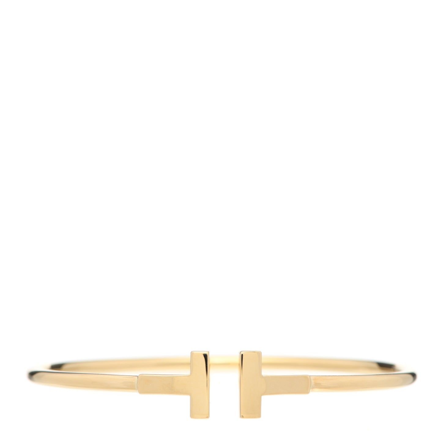 18K Yellow Gold T Wire Bracelet