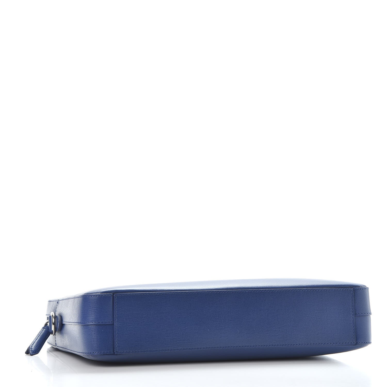 Burberry Textured Calfskin Barrow Briefcase Deep Blue 3 of 9