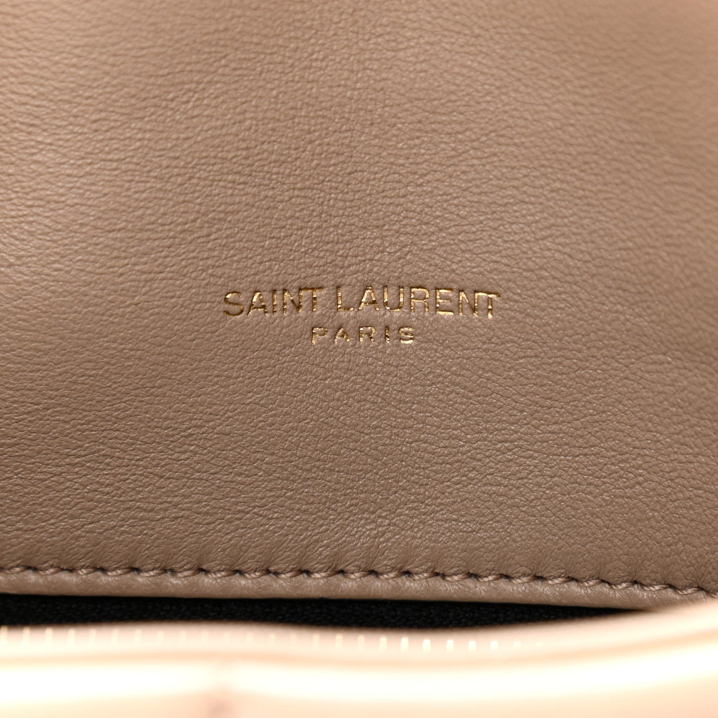 Lambskin Quilted Toy Loulou Puffer Monogram Chain Satchel Nude Powder
