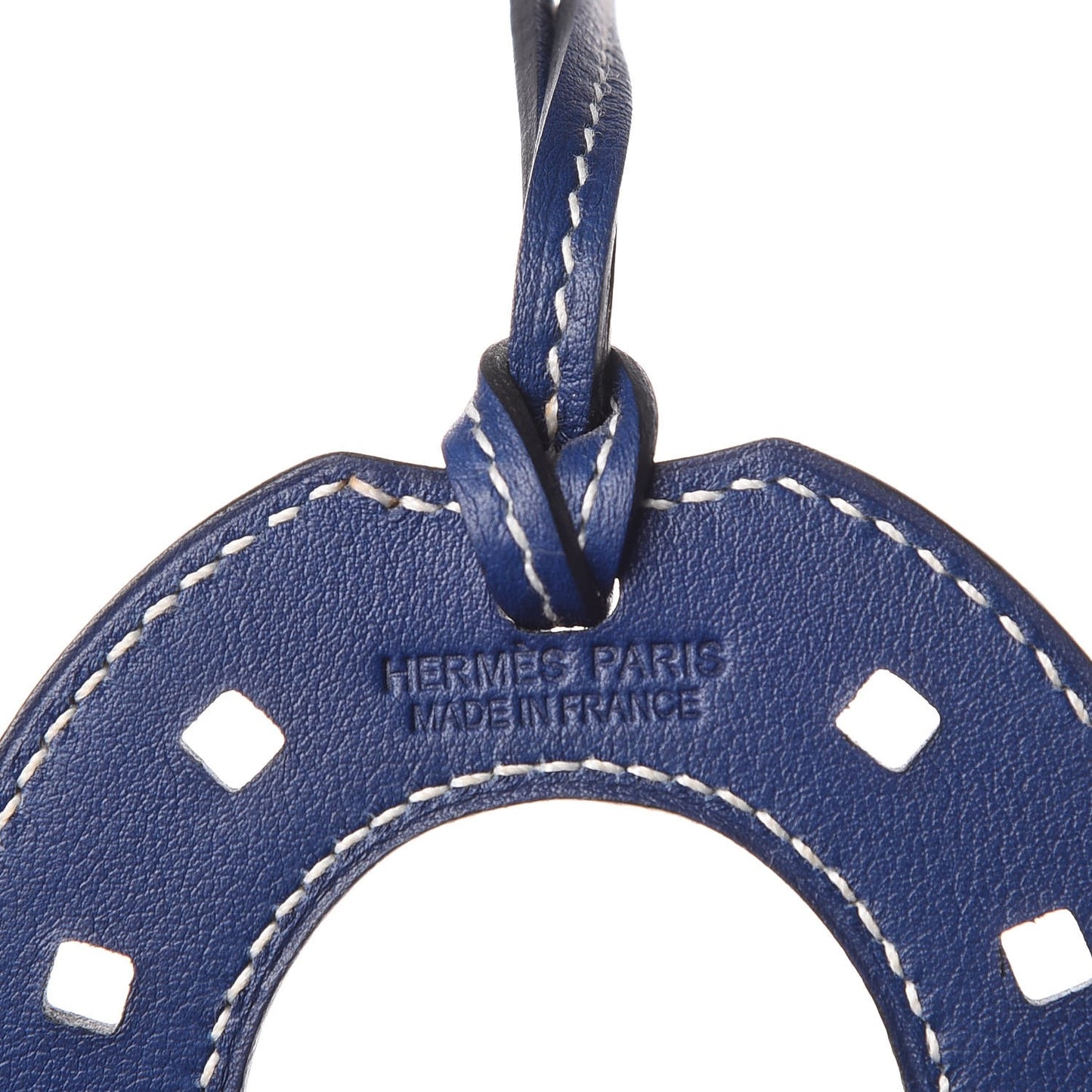 Swift Paddock Horseshoe Bag Charm Bleu Saphir