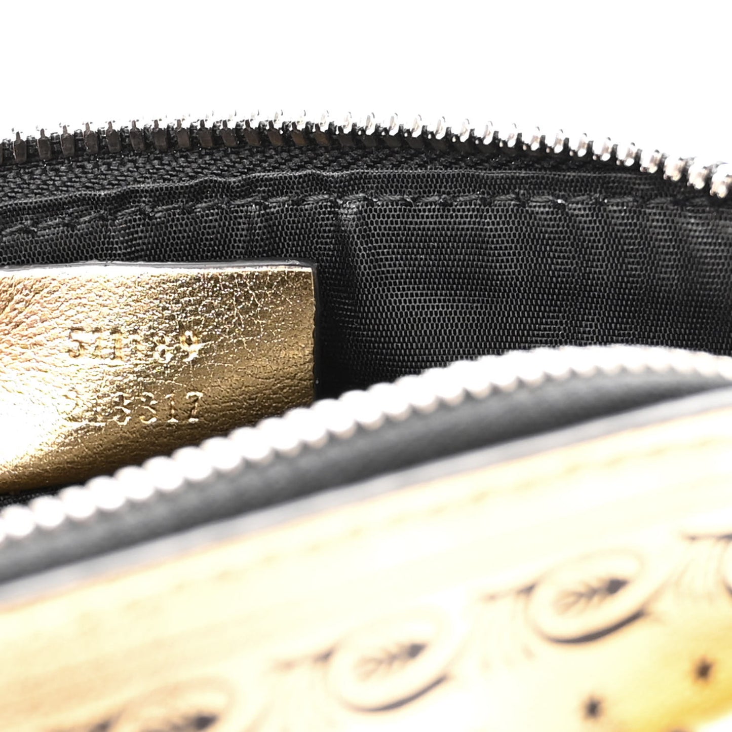 X SEGA Calfskin GUCCY Stars Mini Dome Shoulder Bag Gold