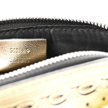 Gucci X SEGA Calfskin GUCCY Stars Mini Dome Shoulder Bag Gold 7 of 10