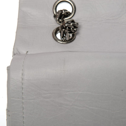 Chanel Aged Calfskin Quilted 50th Anniversary 2.55 Reissue 228 Flap White 9 of 11