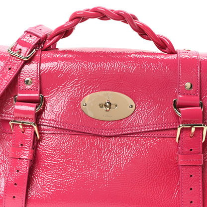 Mulberry Spongy Patent Small Alexa Pink 7 of 9