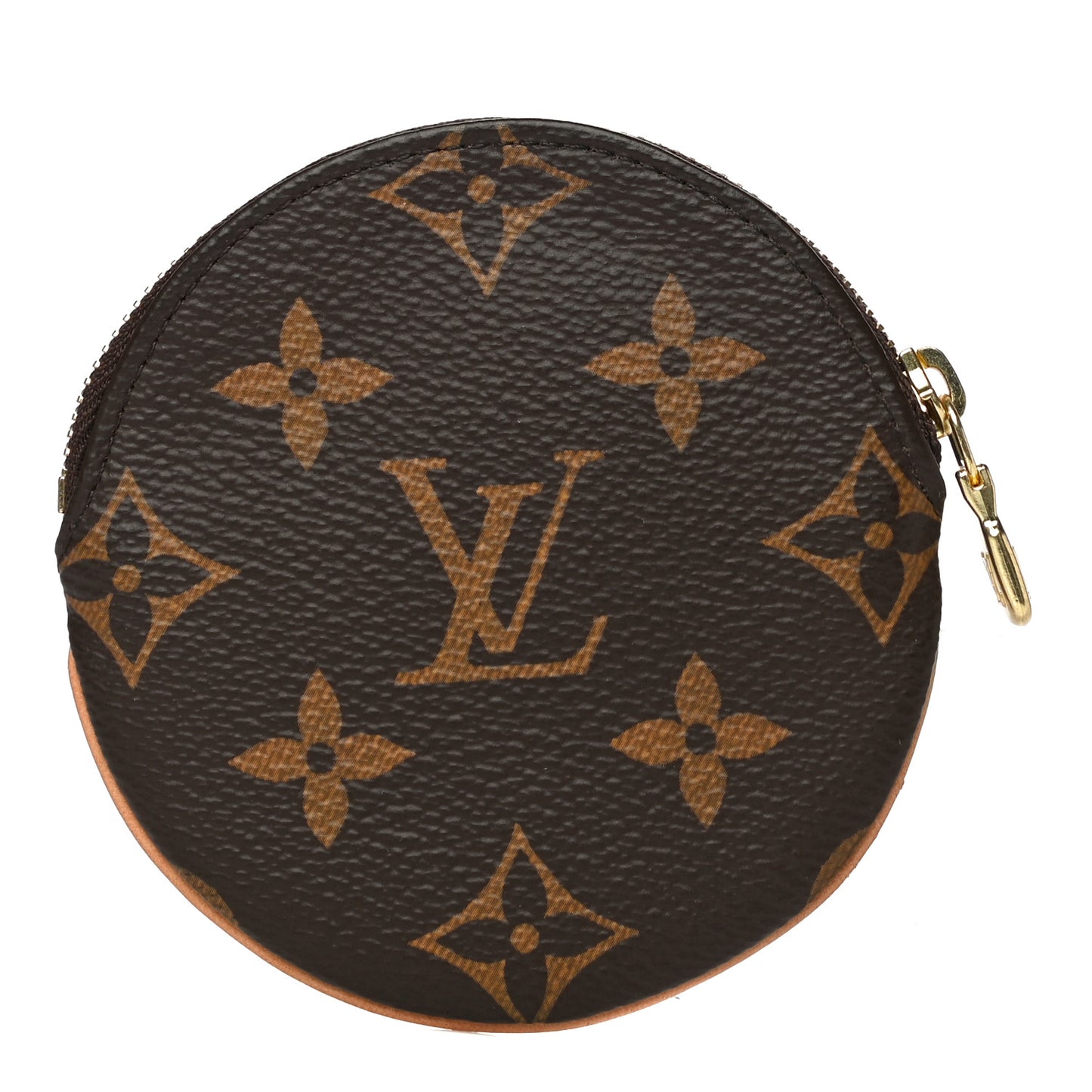 Monogram Round Coin Purse