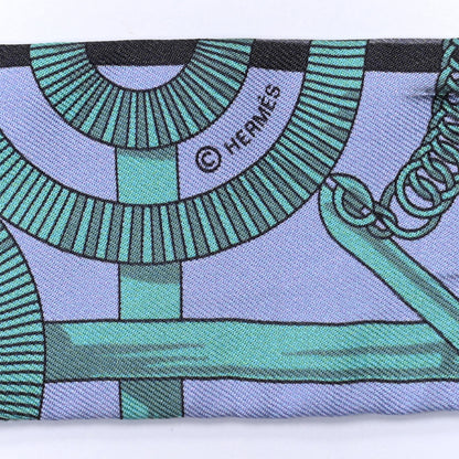 Hermes Silk Eperon d'Or Twilly 3 of 4
