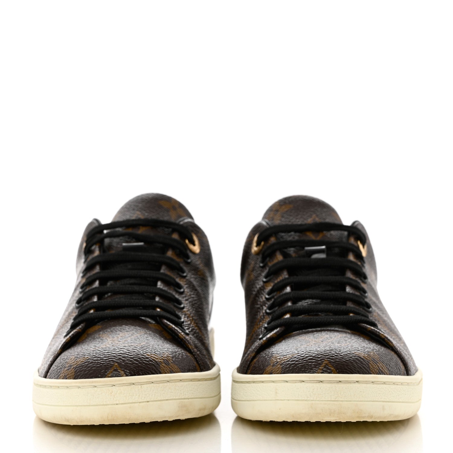 Louis Vuitton Patent Monogram Frontrow Sneakers 39 2 of 10