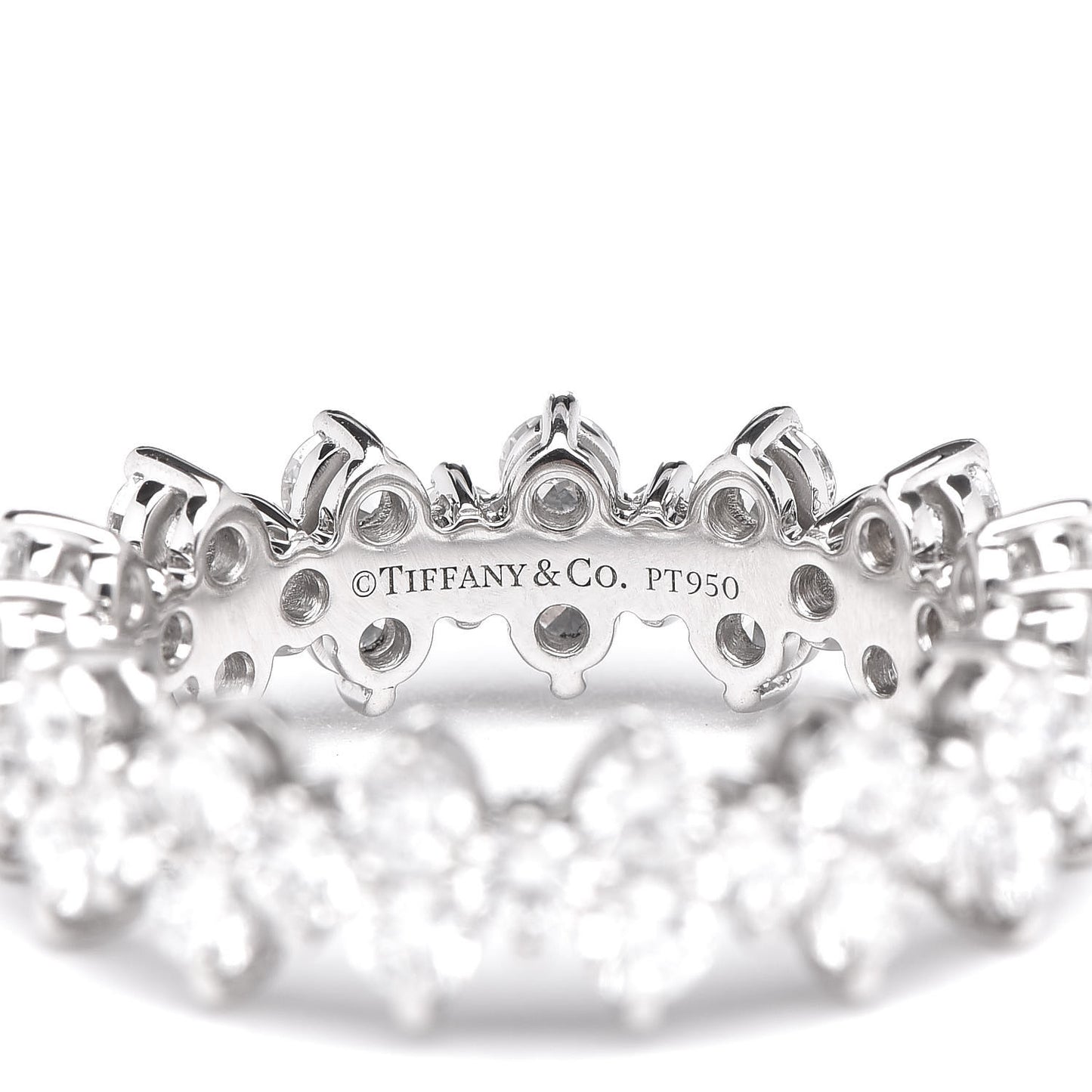 Platinum Diamond Aria Eternity Ring 56 7.25